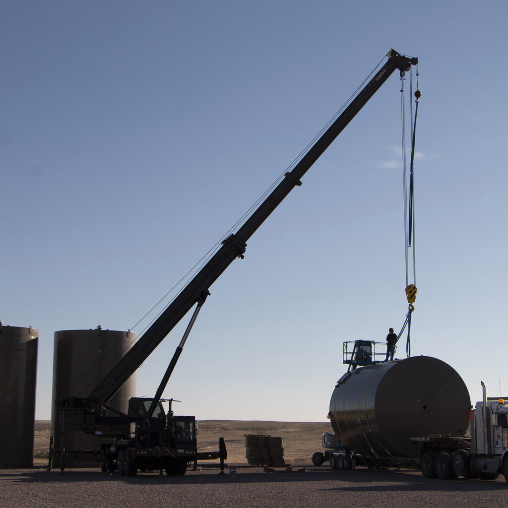 crane services gillette wyoming black gold energy service